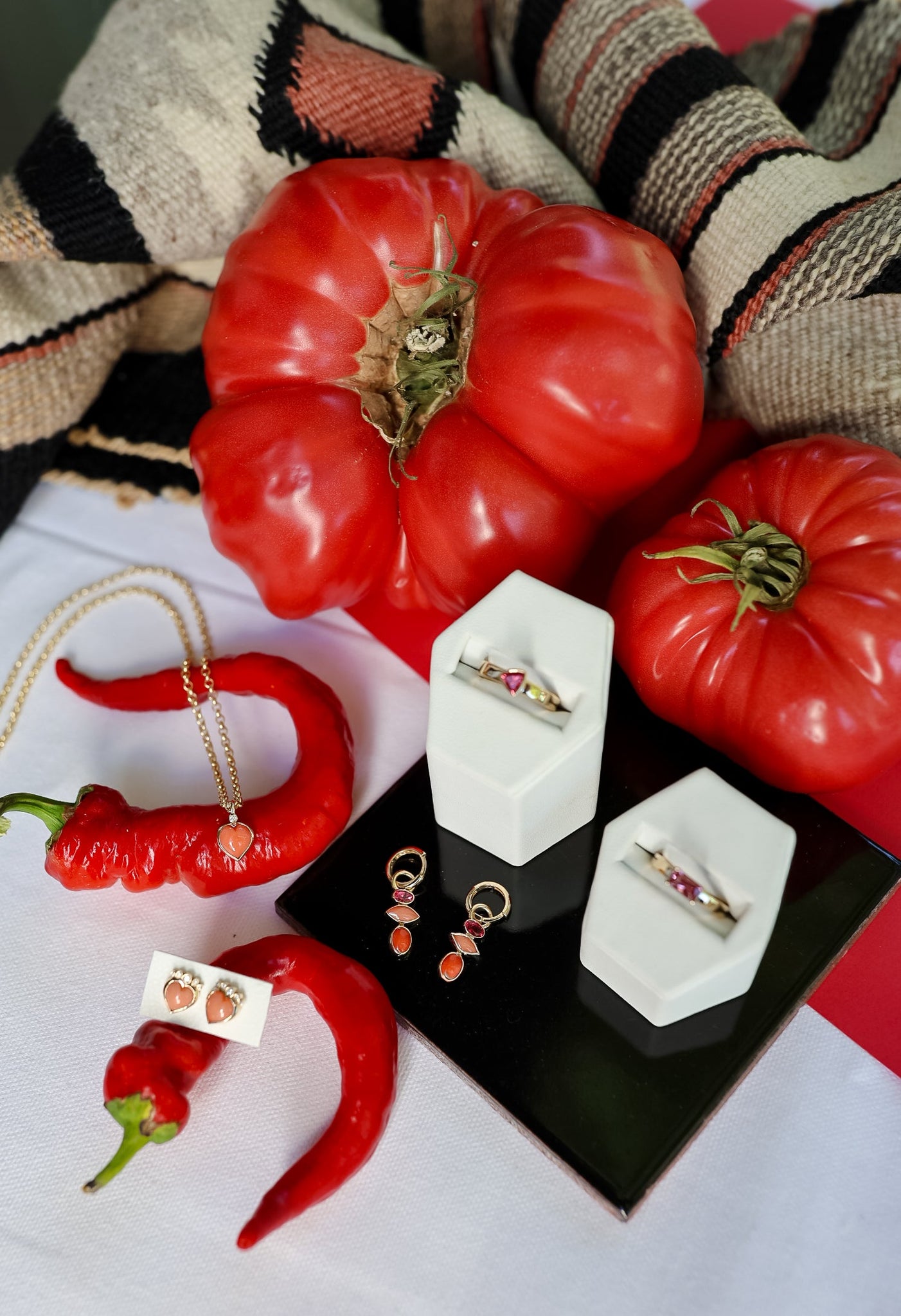 Fine Jewelry in Warm Colors