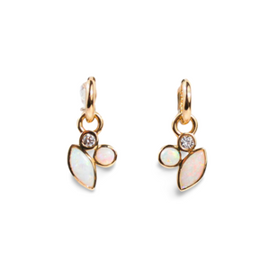 Cloudburst Opal and Diamond Charms