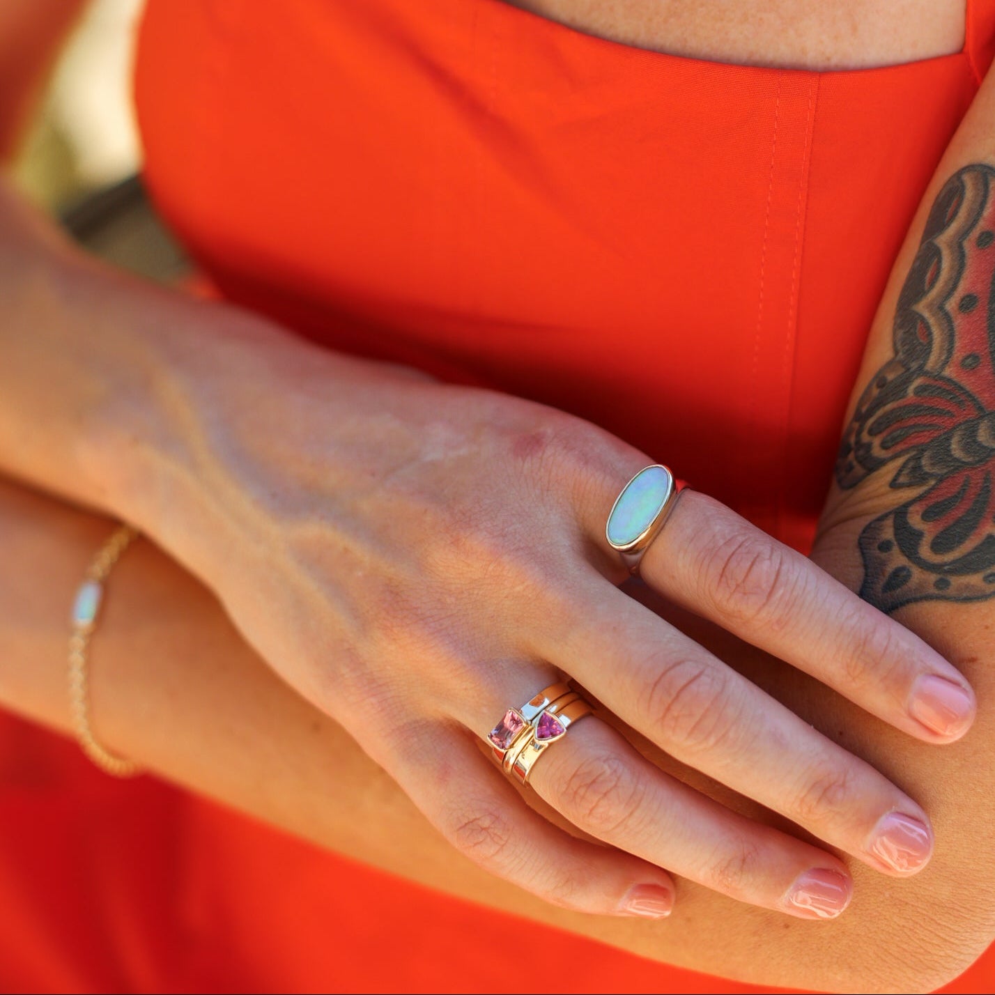 Red Mountain Pink Spinel Ring
