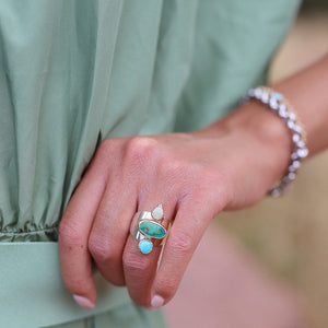 Two-Toned Totem Grande Ring