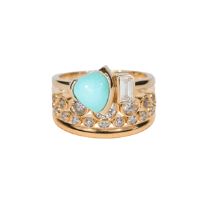 Sirena Turquoise and Diamond Ring