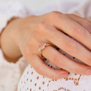 Sedona Padparadscha Pink Sapphire Ring