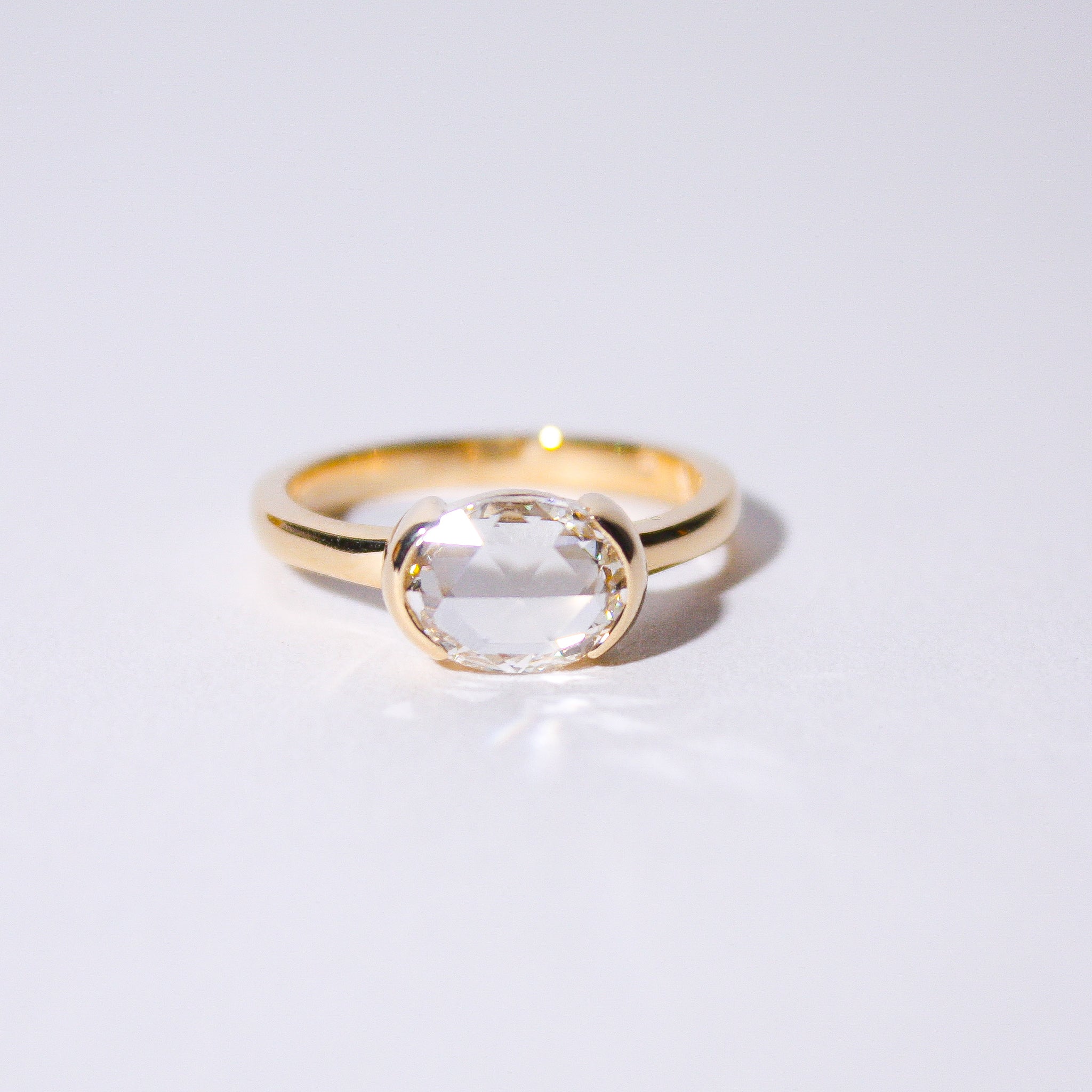 The Will O' The Wisp Ring in Natural Diamond – The North Way Studio
