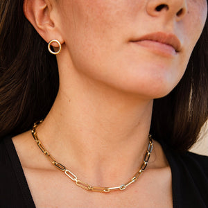 Eclipse Golden Hoops